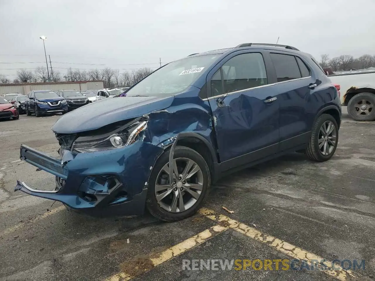 1 Photograph of a damaged car 3GNCJLSB6LL202043 CHEVROLET TRAX 2020