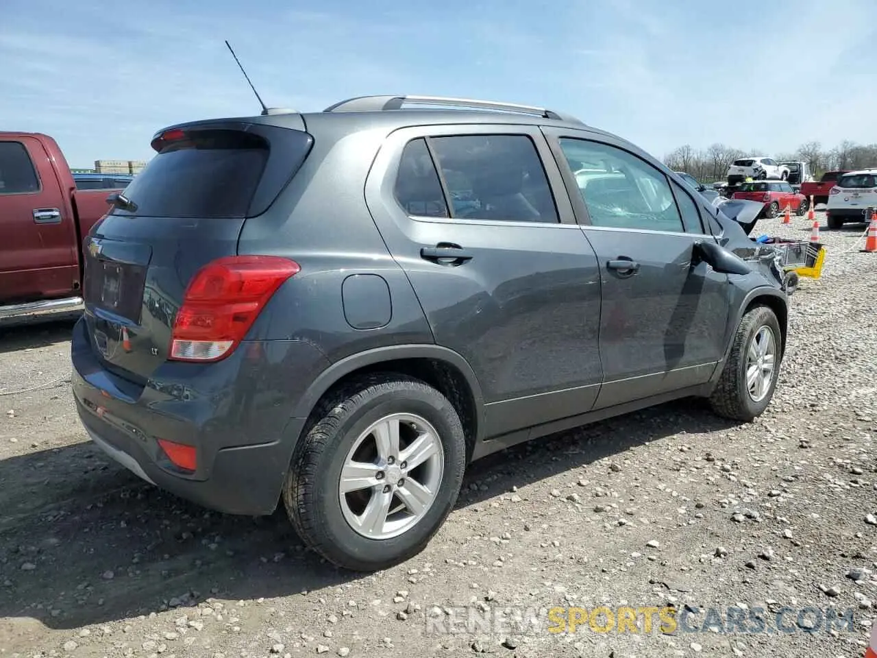3 Photograph of a damaged car 3GNCJLSB7LL181610 CHEVROLET TRAX 2020