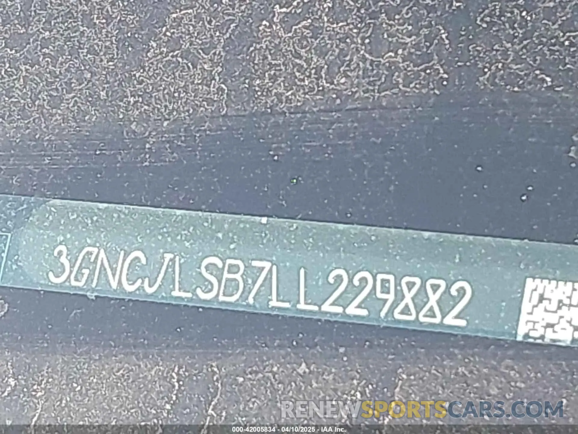 17 Photograph of a damaged car 3GNCJLSB7LL229882 CHEVROLET TRAX 2020