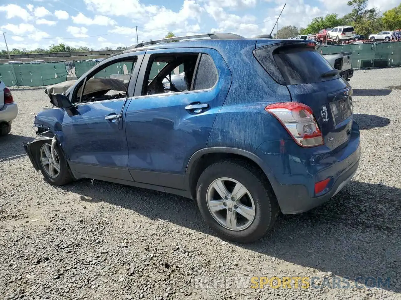 2 Photograph of a damaged car 3GNCJLSB7LL319128 CHEVROLET TRAX 2020
