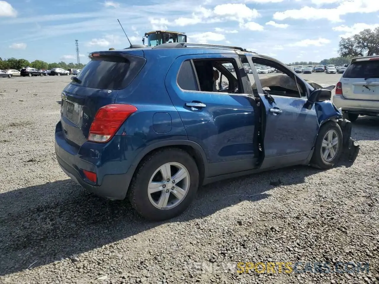 3 Photograph of a damaged car 3GNCJLSB7LL319128 CHEVROLET TRAX 2020