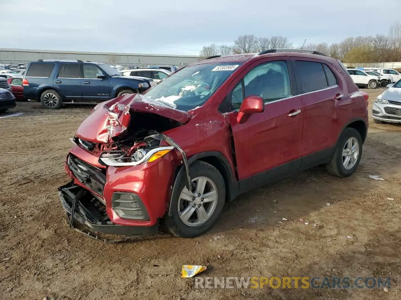 1 Photograph of a damaged car 3GNCJLSB8LL254659 CHEVROLET TRAX 2020