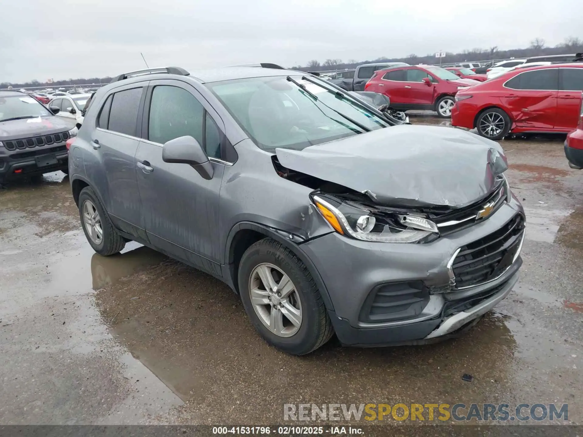 1 Photograph of a damaged car 3GNCJLSBXLL175977 CHEVROLET TRAX 2020