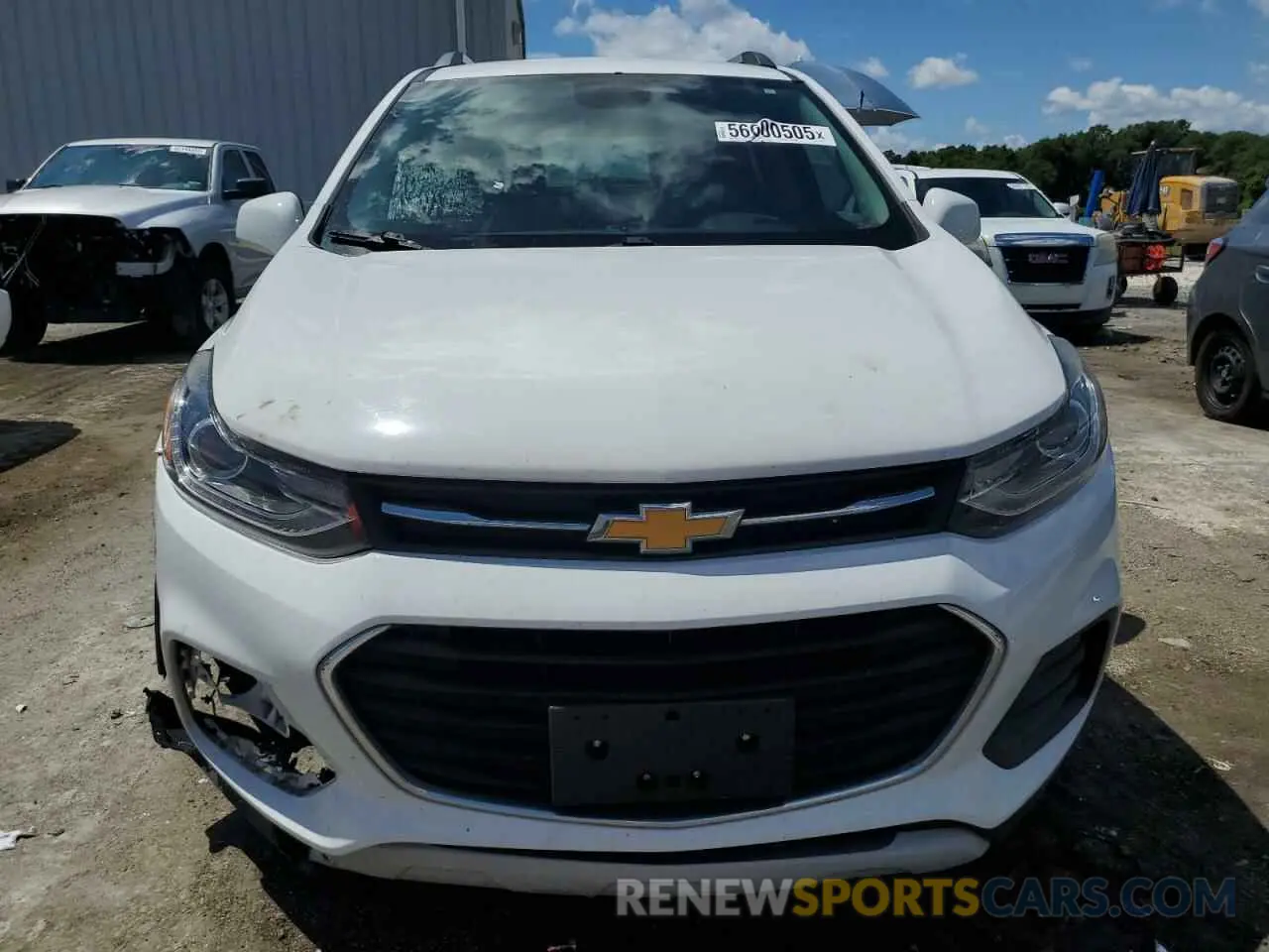 5 Photograph of a damaged car 3GNCJLSBXLL221243 CHEVROLET TRAX 2020