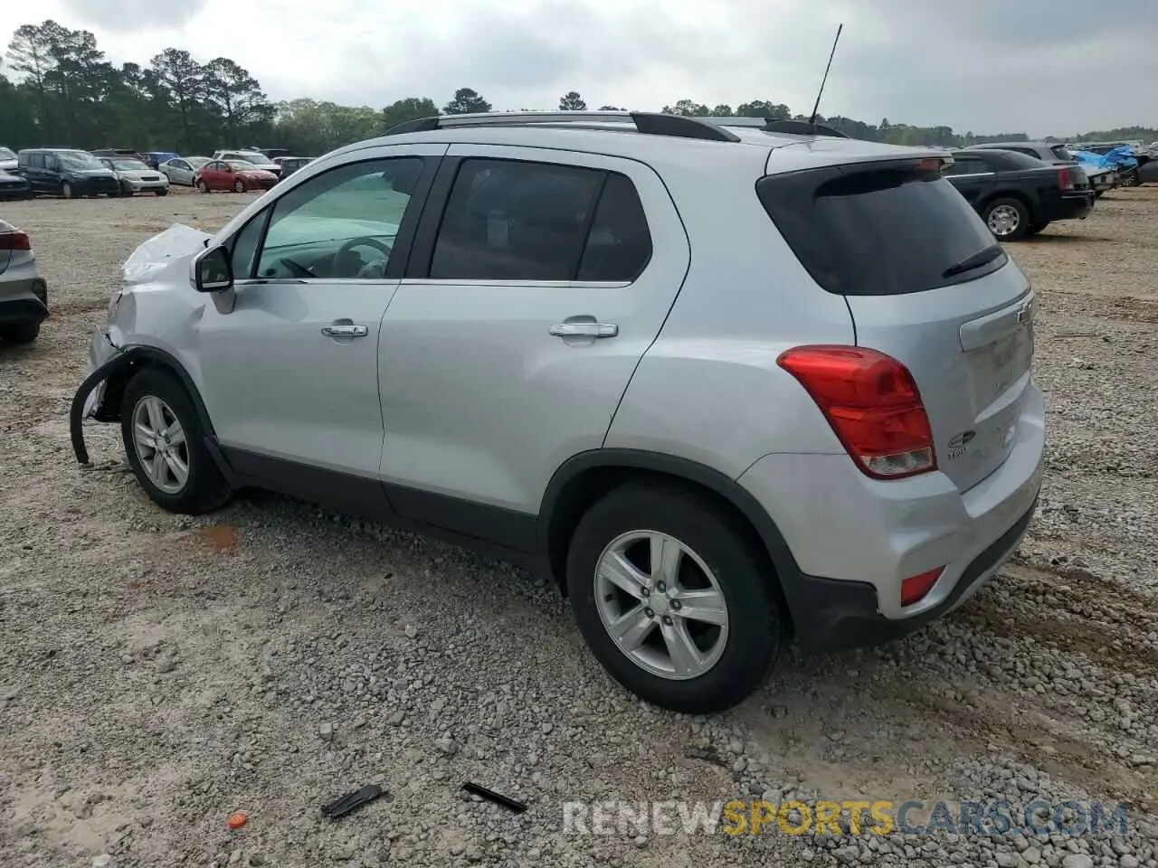 2 Photograph of a damaged car 3GNCJLSBXLL324484 CHEVROLET TRAX 2020