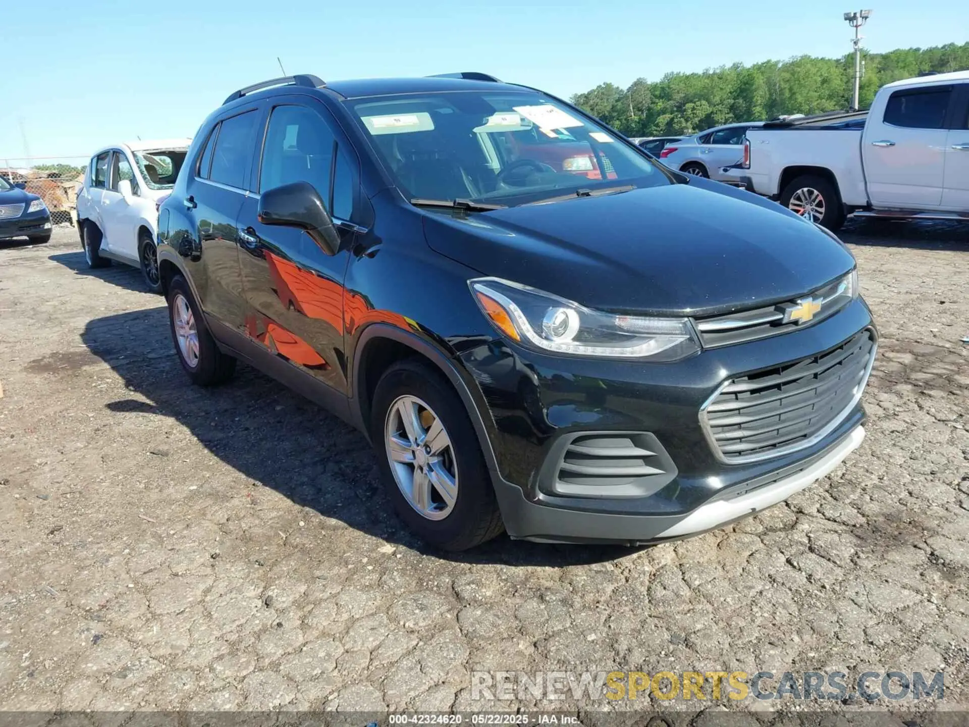 1 Photograph of a damaged car 3GNCJLSBXLL342340 CHEVROLET TRAX 2020