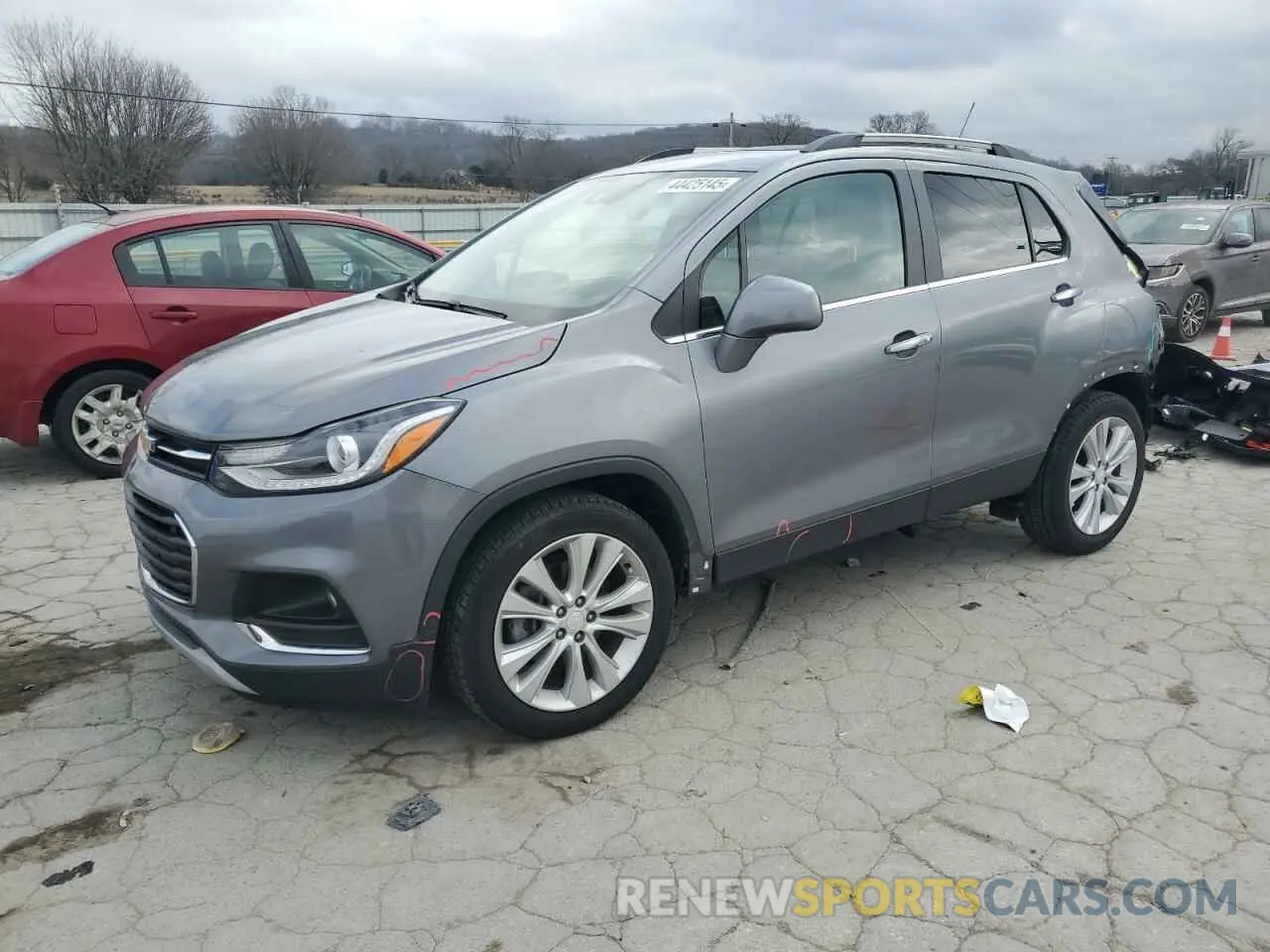 1 Photograph of a damaged car 3GNCJMSB3LL335977 CHEVROLET TRAX 2020