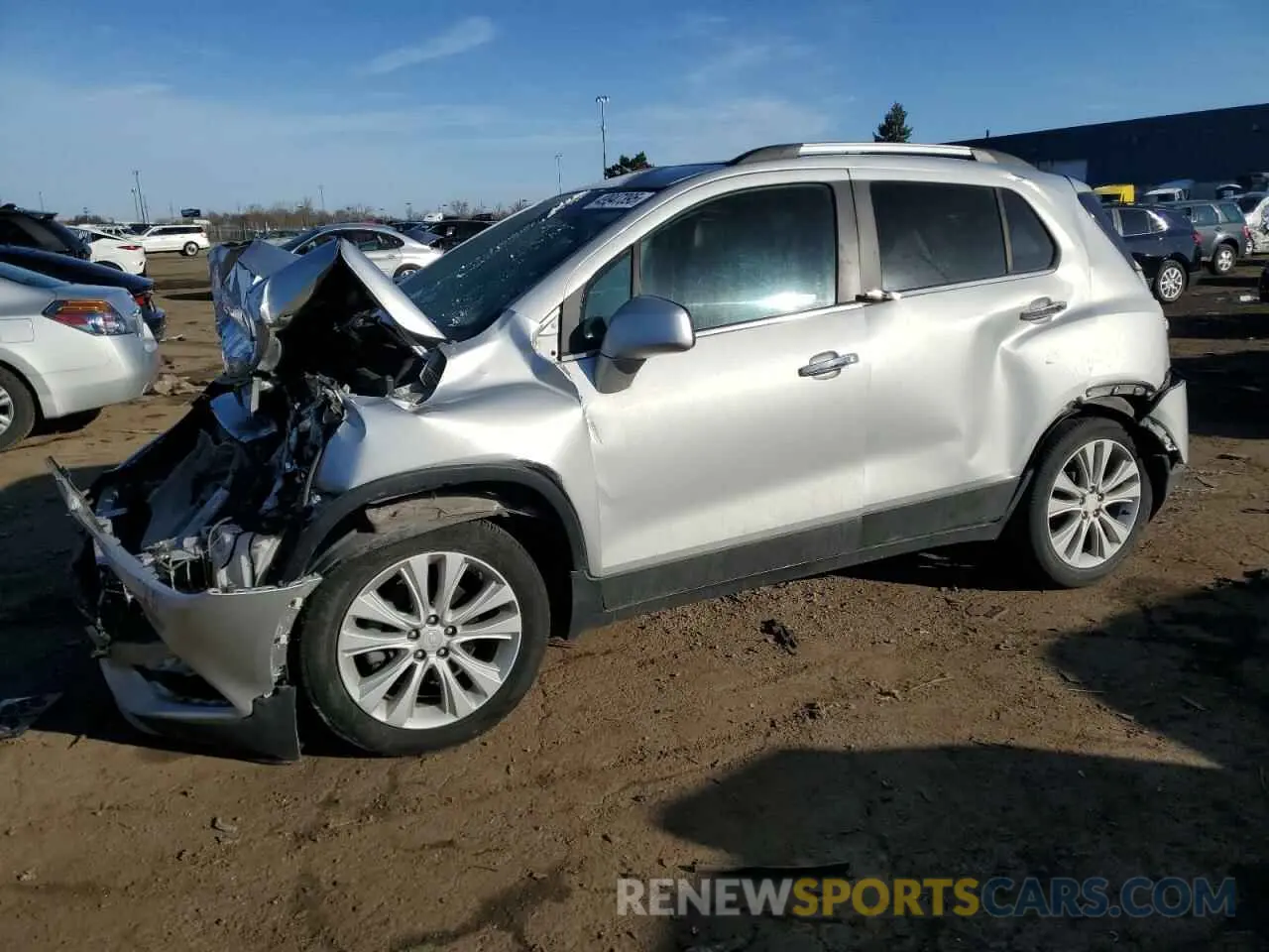 1 Photograph of a damaged car 3GNCJMSB7LL169477 CHEVROLET TRAX 2020
