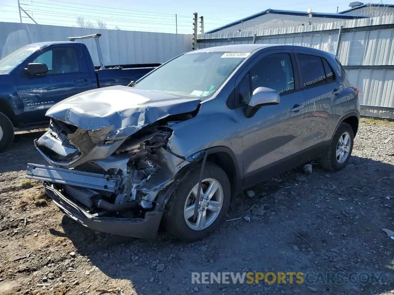 1 Photograph of a damaged car 3GNCJNSB2LL268956 CHEVROLET TRAX 2020