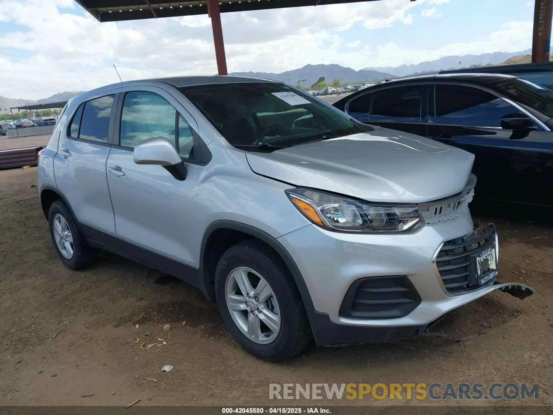 1 Photograph of a damaged car 3GNCJNSB3LL109850 CHEVROLET TRAX 2020