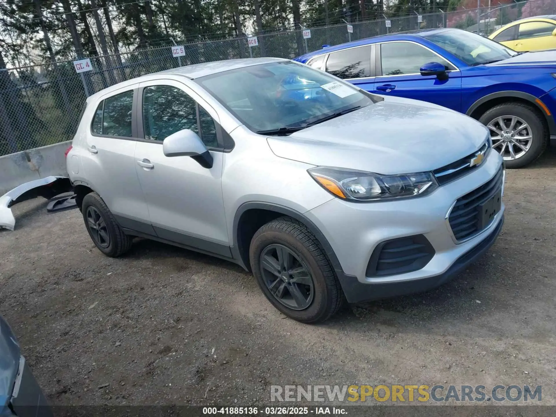 1 Photograph of a damaged car 3GNCJNSB5LL202191 CHEVROLET TRAX 2020