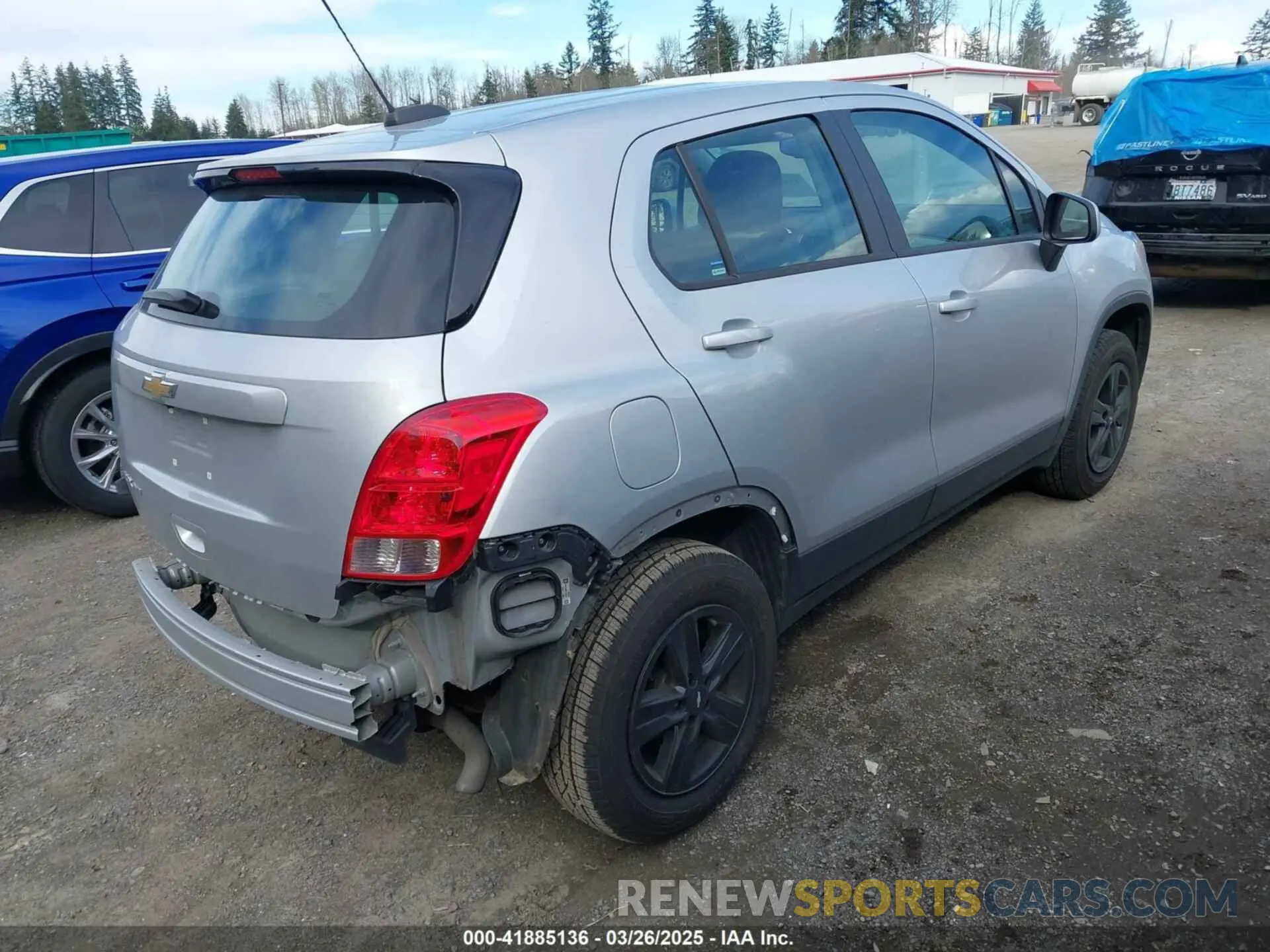 4 Photograph of a damaged car 3GNCJNSB5LL202191 CHEVROLET TRAX 2020