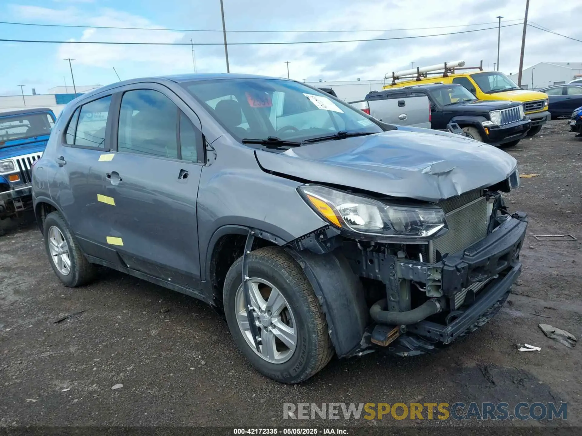 1 Photograph of a damaged car 3GNCJNSB7LL169131 CHEVROLET TRAX 2020