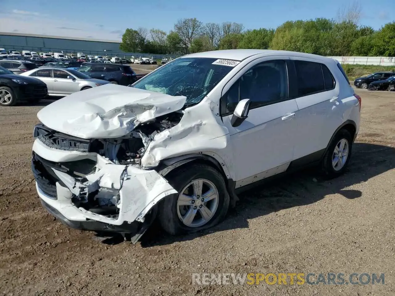 1 Photograph of a damaged car 3GNCJNSB8LL129446 CHEVROLET TRAX 2020