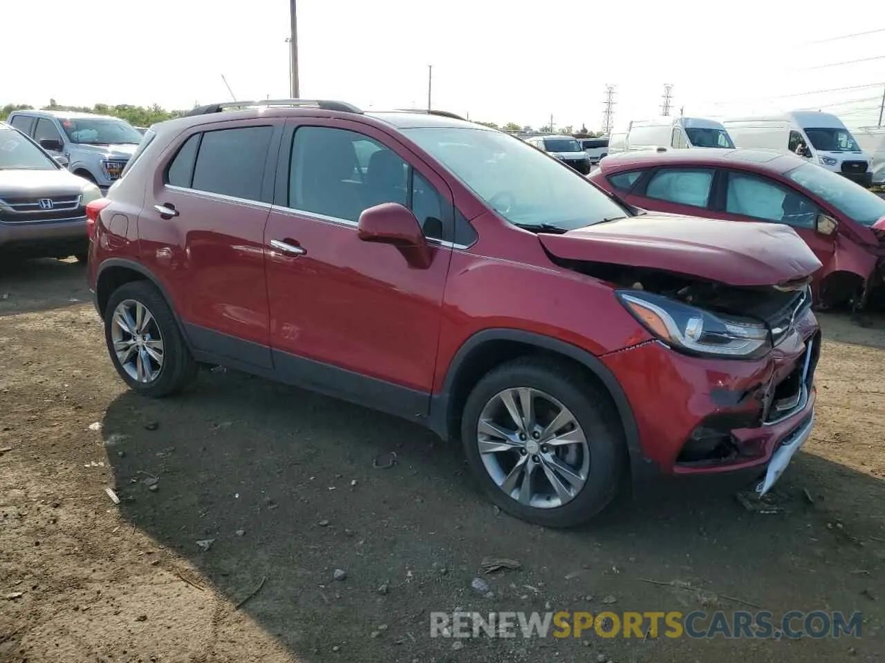 4 Photograph of a damaged car 3GNCJPSB0LL255134 CHEVROLET TRAX 2020