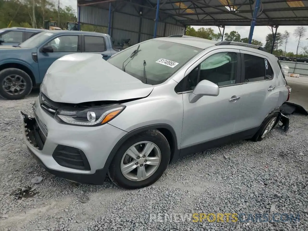 1 Photograph of a damaged car 3GNCJPSB3LL282666 CHEVROLET TRAX 2020
