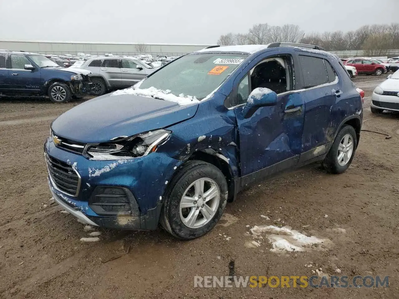 1 Photograph of a damaged car 3GNCJPSB5LL171441 CHEVROLET TRAX 2020
