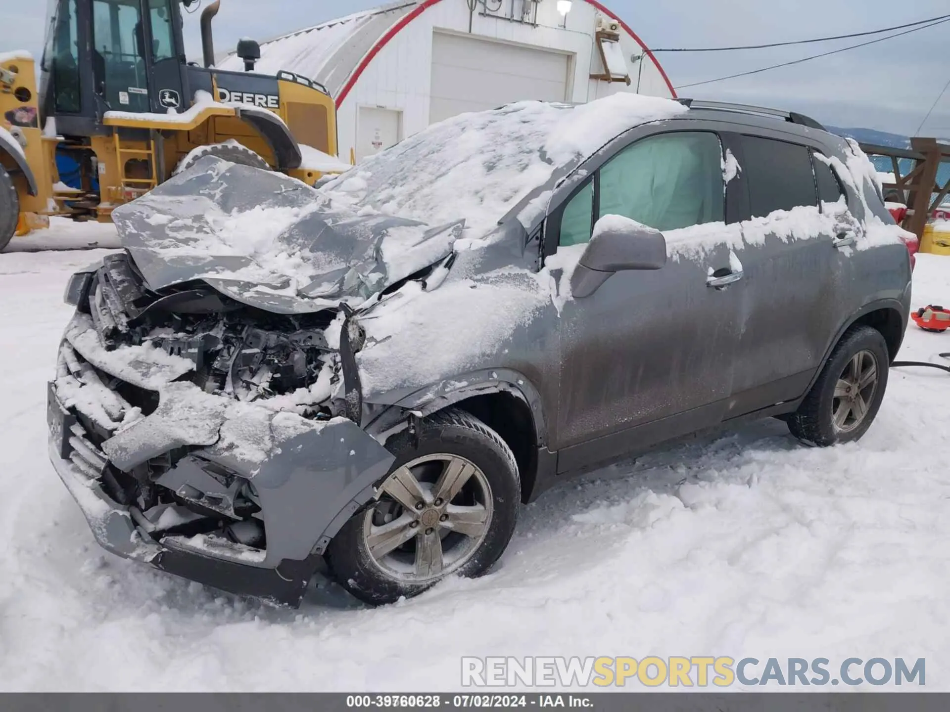 2 Photograph of a damaged car 3GNCJPSB7LL156052 CHEVROLET TRAX 2020