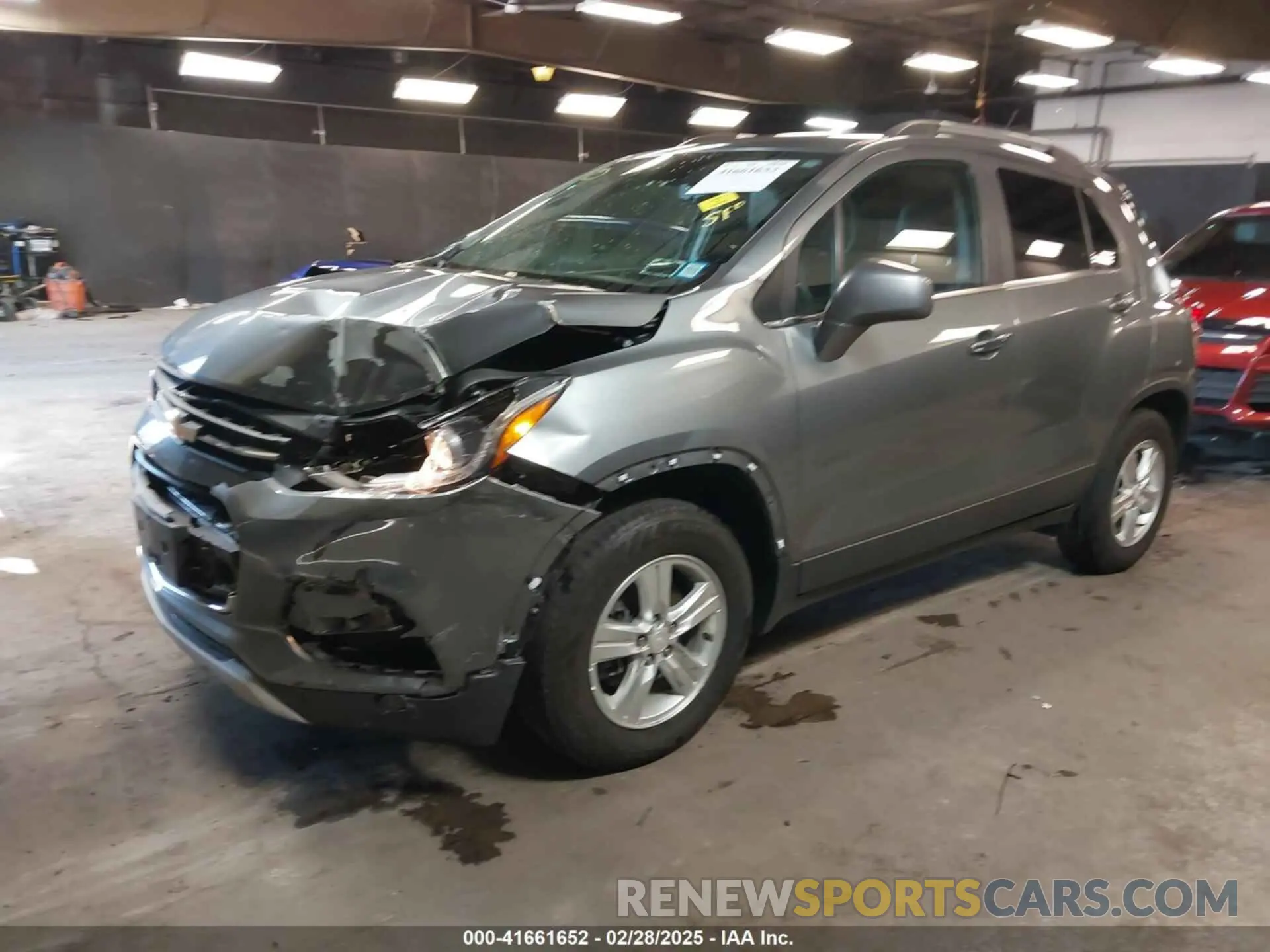 2 Photograph of a damaged car 3GNCJPSB7LL189181 CHEVROLET TRAX 2020