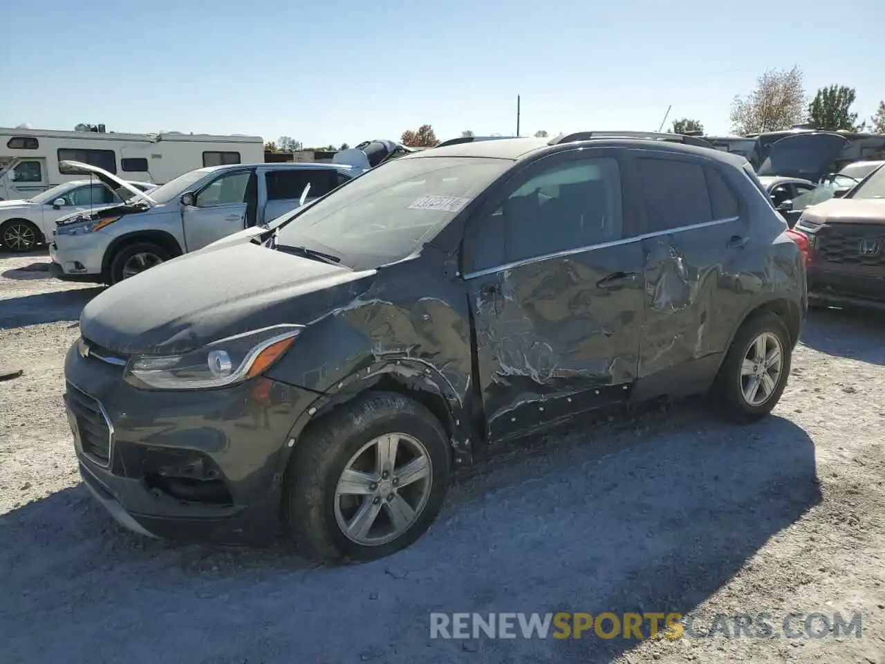 1 Photograph of a damaged car 3GNCJPSB8LL261408 CHEVROLET TRAX 2020