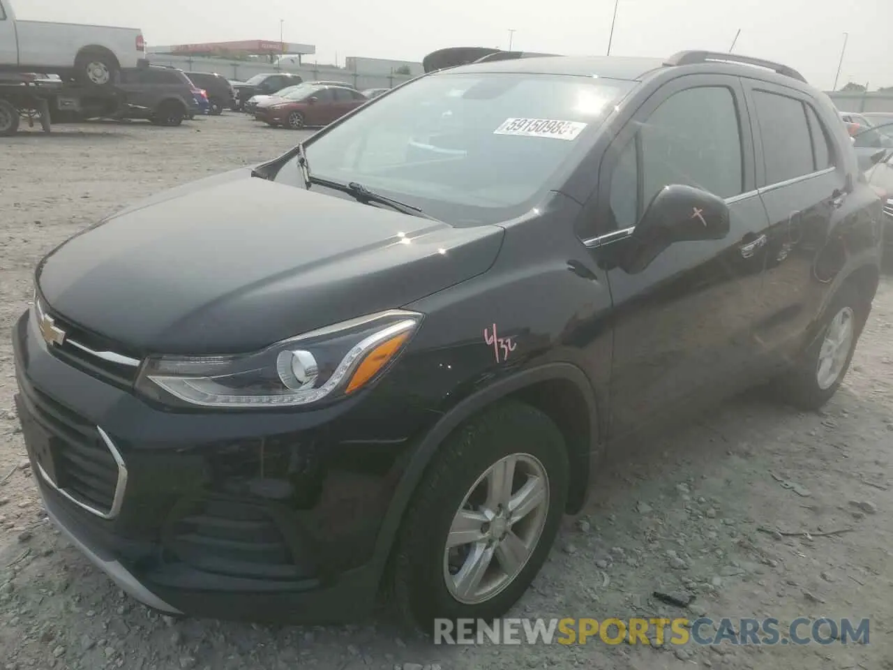 1 Photograph of a damaged car 3GNCJPSB9LL331109 CHEVROLET TRAX 2020