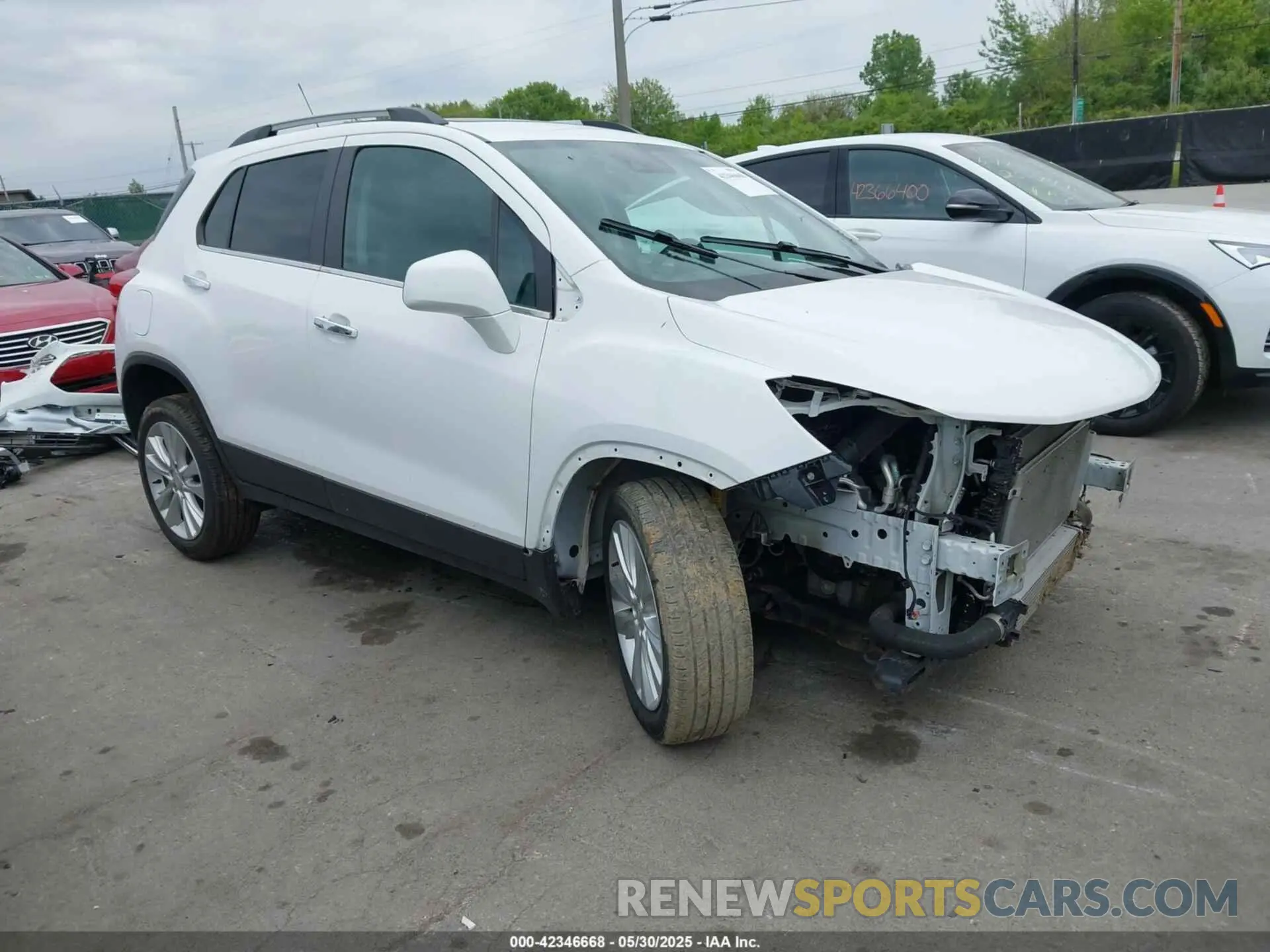 1 Photograph of a damaged car 3GNCJRSB0LL196680 CHEVROLET TRAX 2020