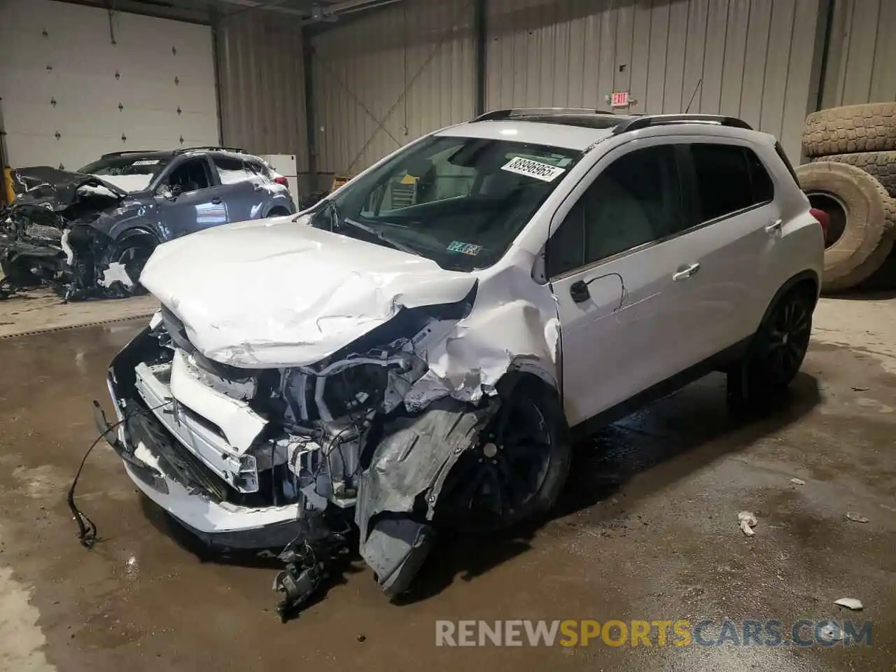 1 Photograph of a damaged car 3GNCJRSB6LL179334 CHEVROLET TRAX 2020