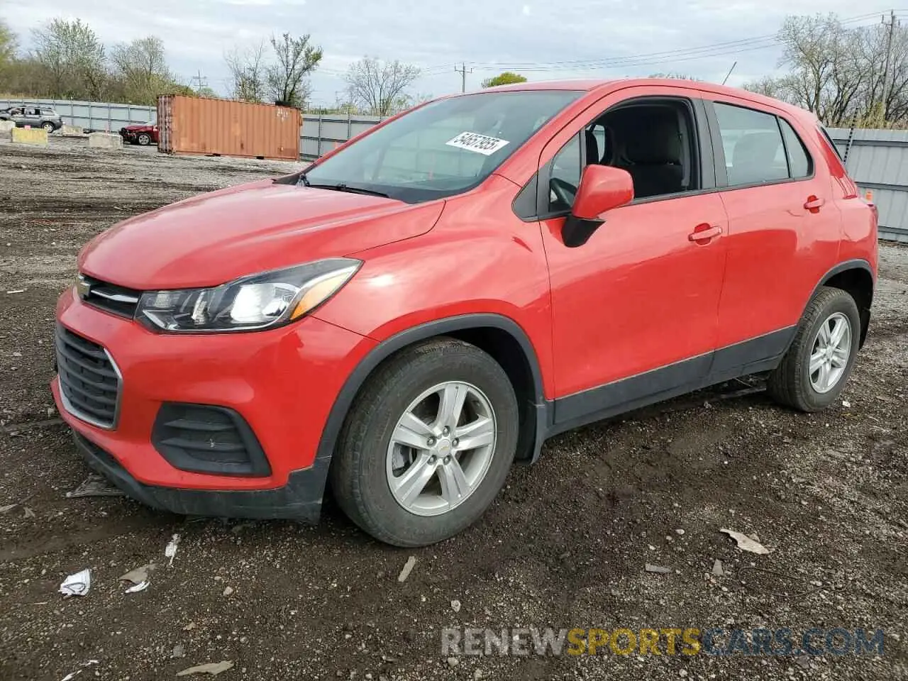 1 Photograph of a damaged car KL7CJKSB0LB344390 CHEVROLET TRAX 2020