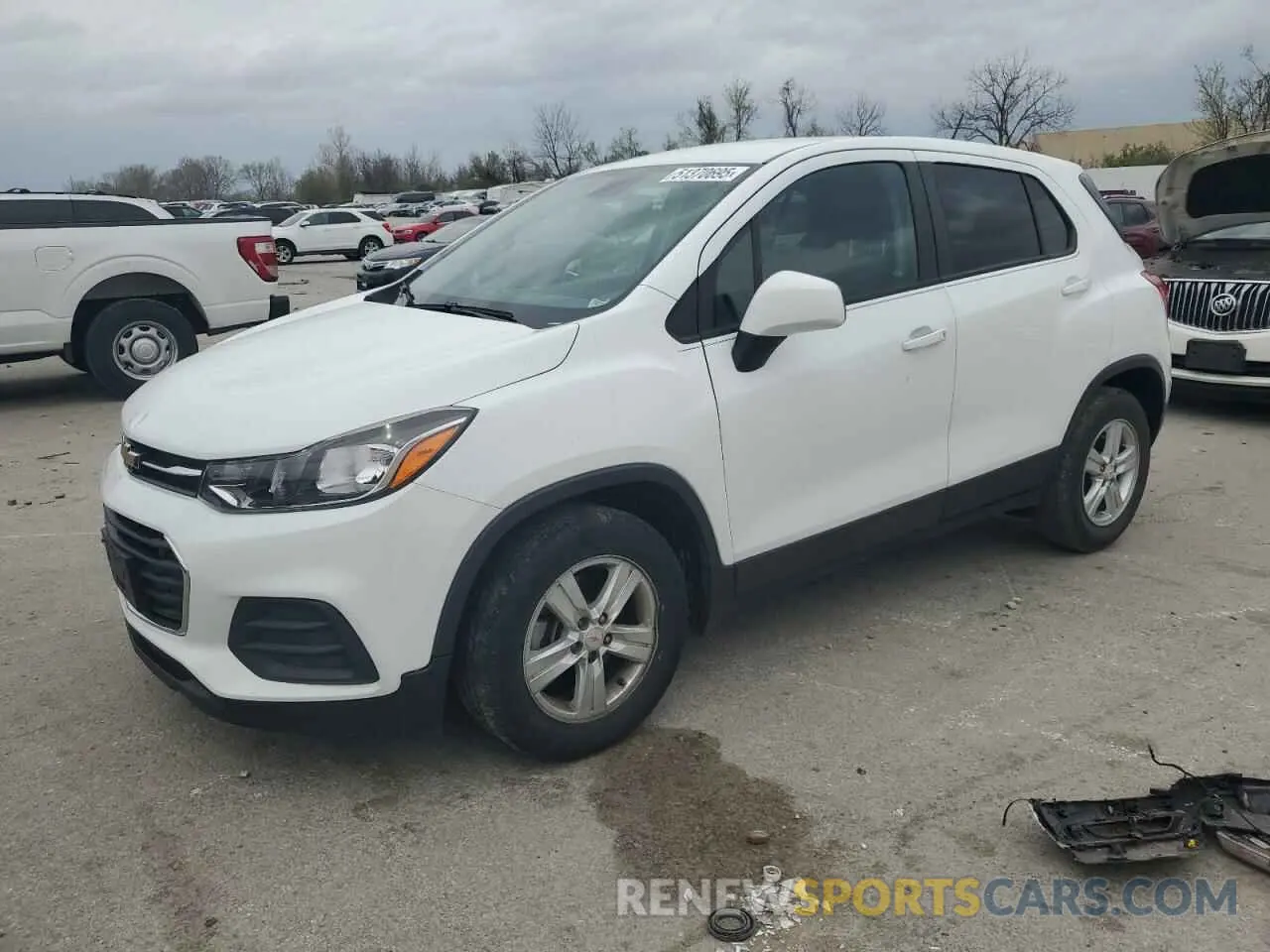 1 Photograph of a damaged car KL7CJKSB2LB092819 CHEVROLET TRAX 2020