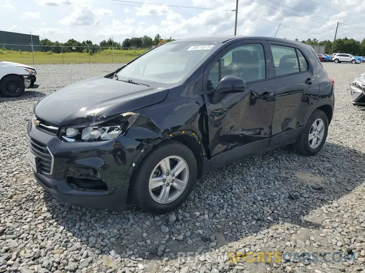 1 Photograph of a damaged car KL7CJKSB3LB060154 CHEVROLET TRAX 2020