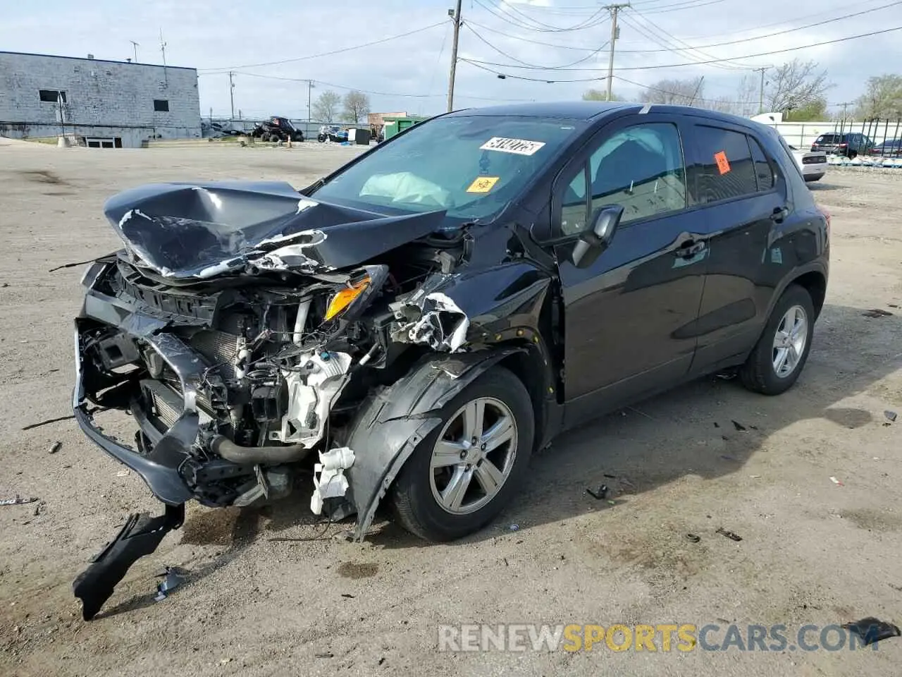 1 Photograph of a damaged car KL7CJKSB3LB318270 CHEVROLET TRAX 2020
