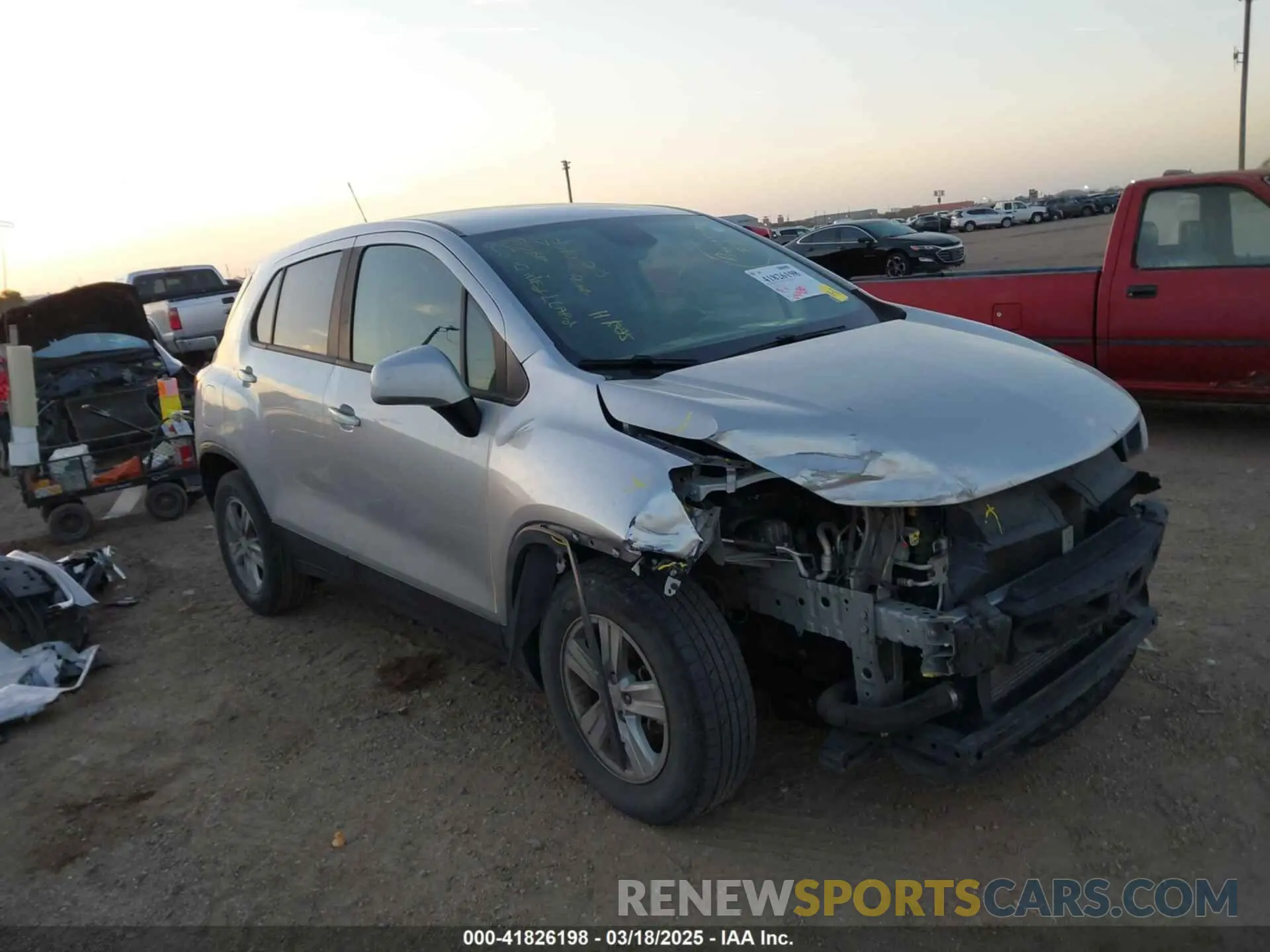 14 Photograph of a damaged car KL7CJKSB5LB021260 CHEVROLET TRAX 2020
