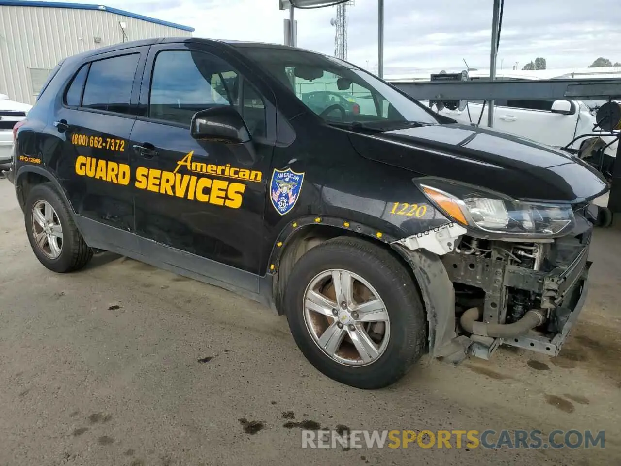 4 Photograph of a damaged car KL7CJKSB5LB041220 CHEVROLET TRAX 2020