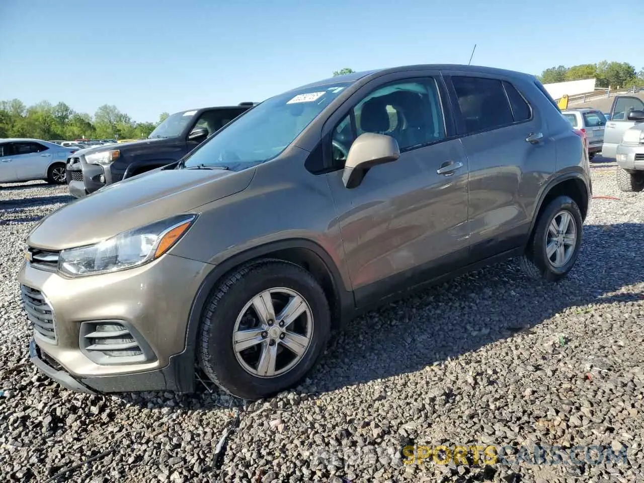 1 Photograph of a damaged car KL7CJKSB5LB336107 CHEVROLET TRAX 2020