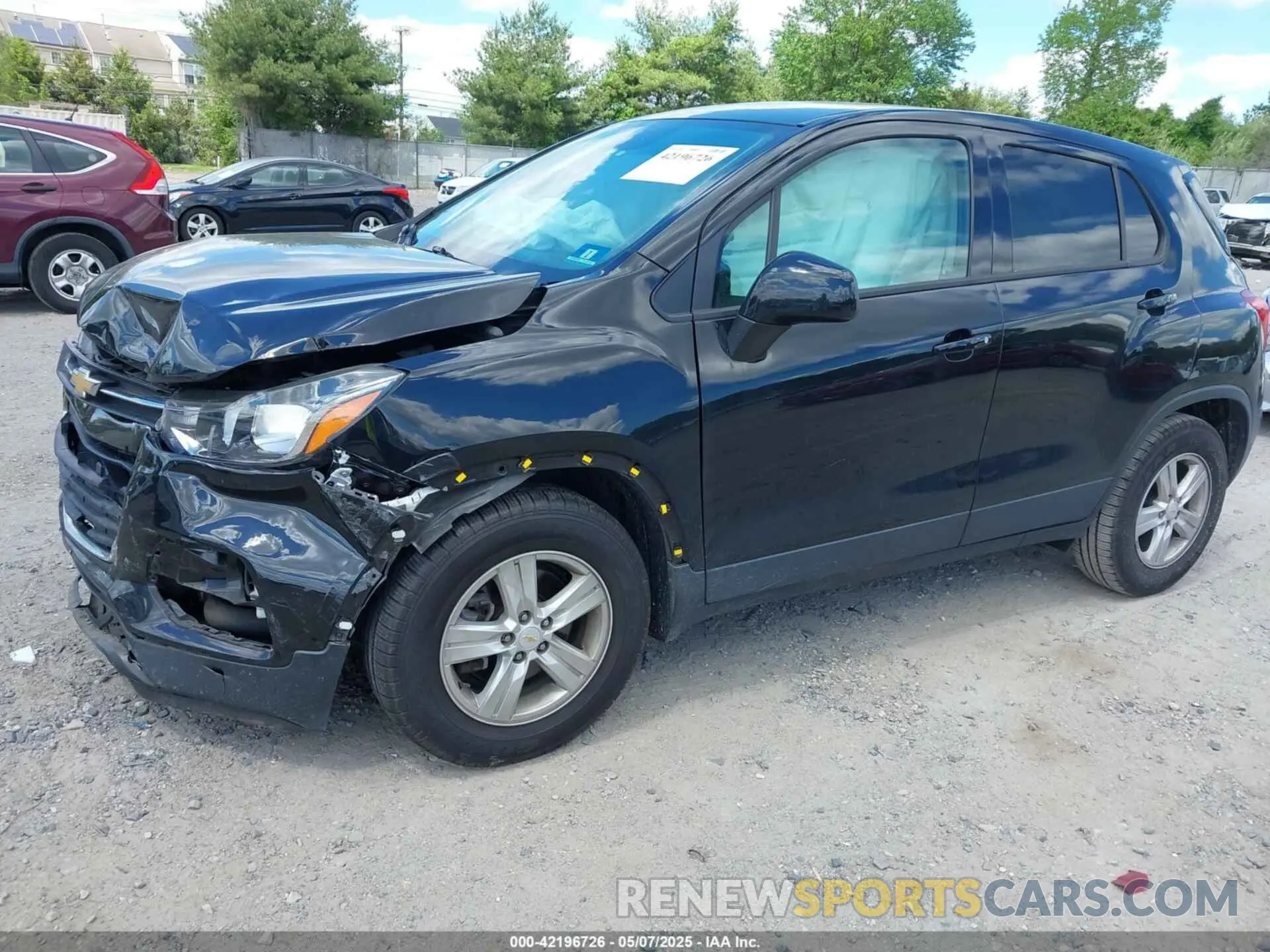 2 Photograph of a damaged car KL7CJKSB7LB061579 CHEVROLET TRAX 2020