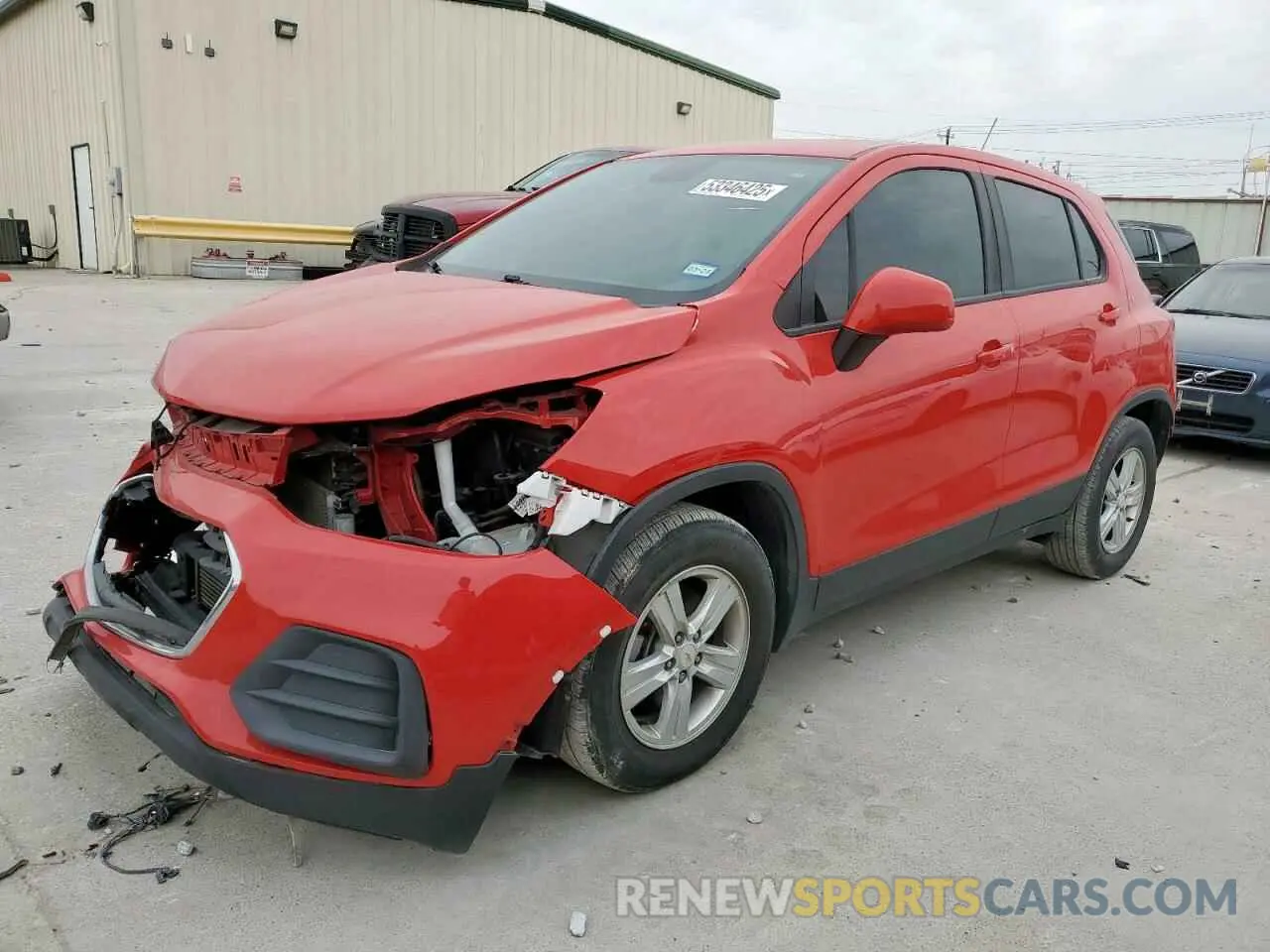1 Photograph of a damaged car KL7CJKSB7LB346315 CHEVROLET TRAX 2020