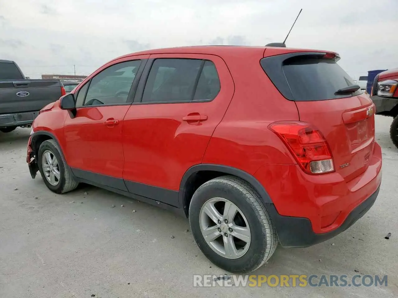 2 Photograph of a damaged car KL7CJKSB7LB346315 CHEVROLET TRAX 2020