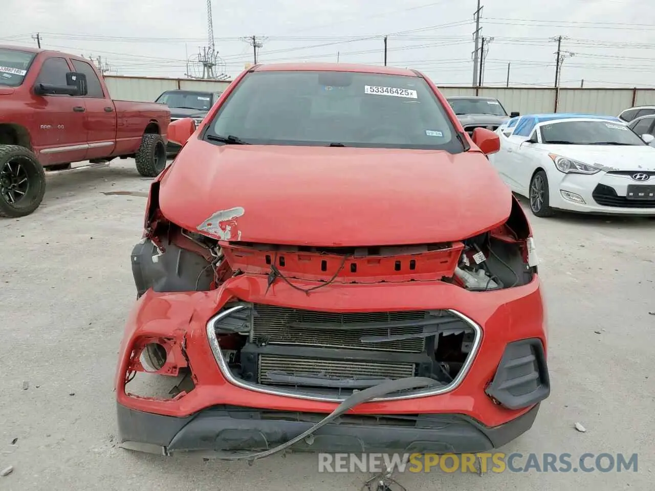 5 Photograph of a damaged car KL7CJKSB7LB346315 CHEVROLET TRAX 2020