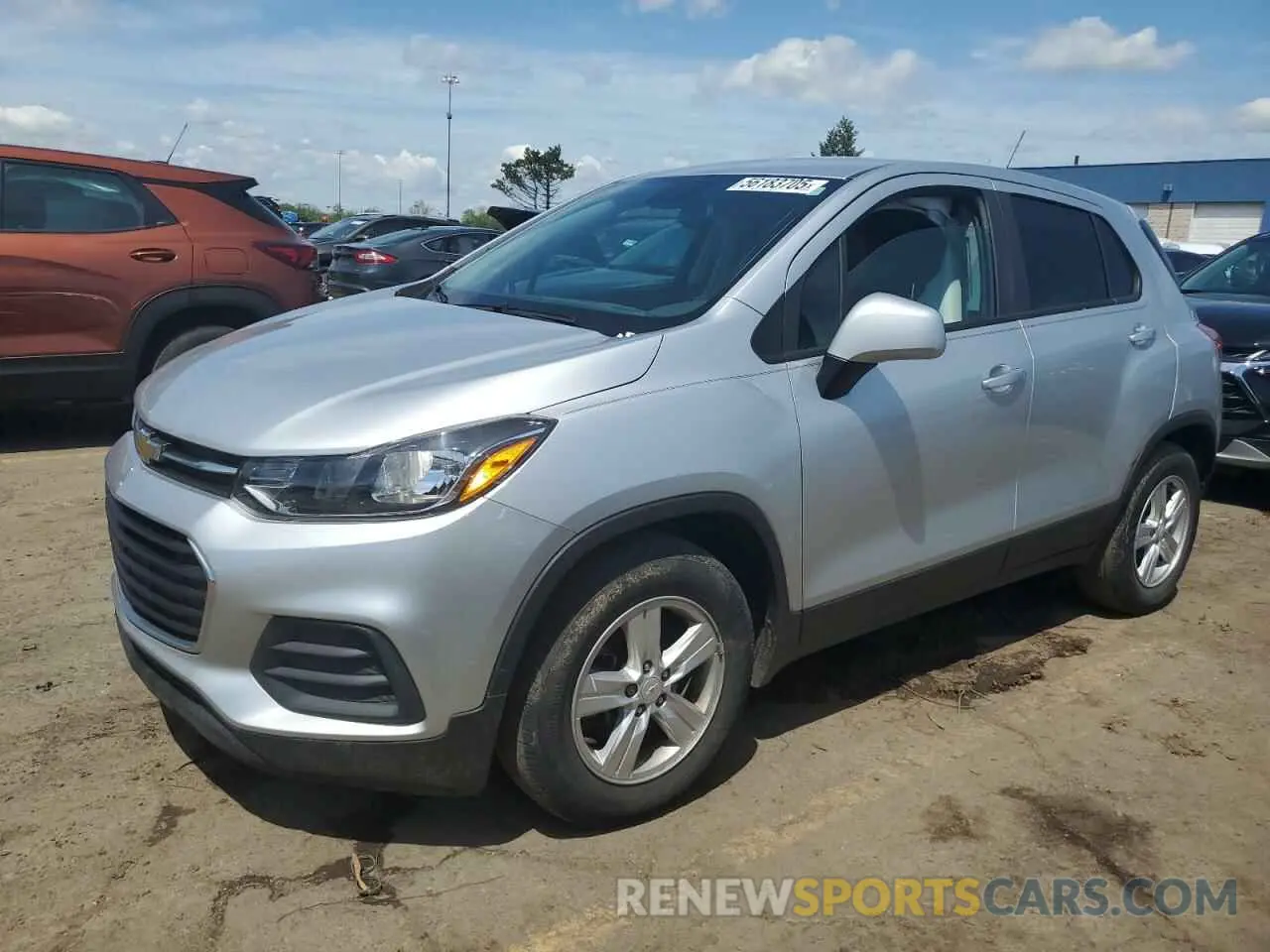 1 Photograph of a damaged car KL7CJKSB8LB017400 CHEVROLET TRAX 2020