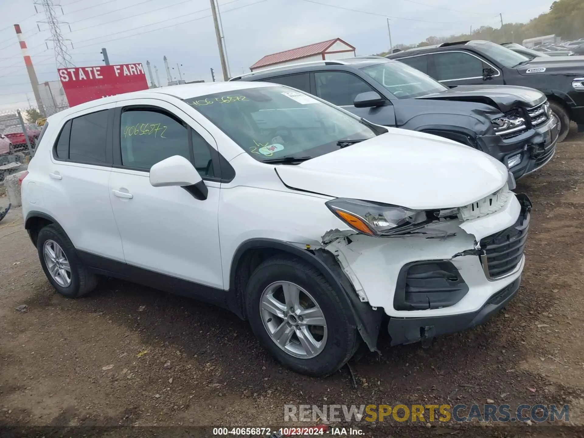 1 Photograph of a damaged car KL7CJKSB8LB074986 CHEVROLET TRAX 2020