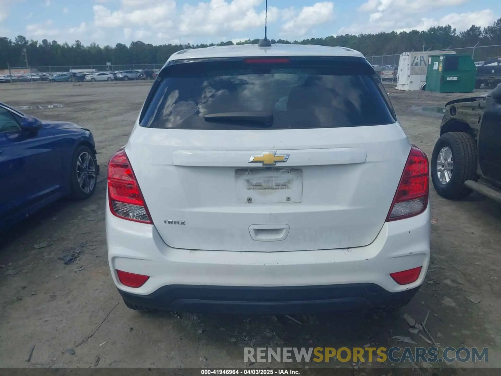 16 Photograph of a damaged car KL7CJKSB9LB034450 CHEVROLET TRAX 2020