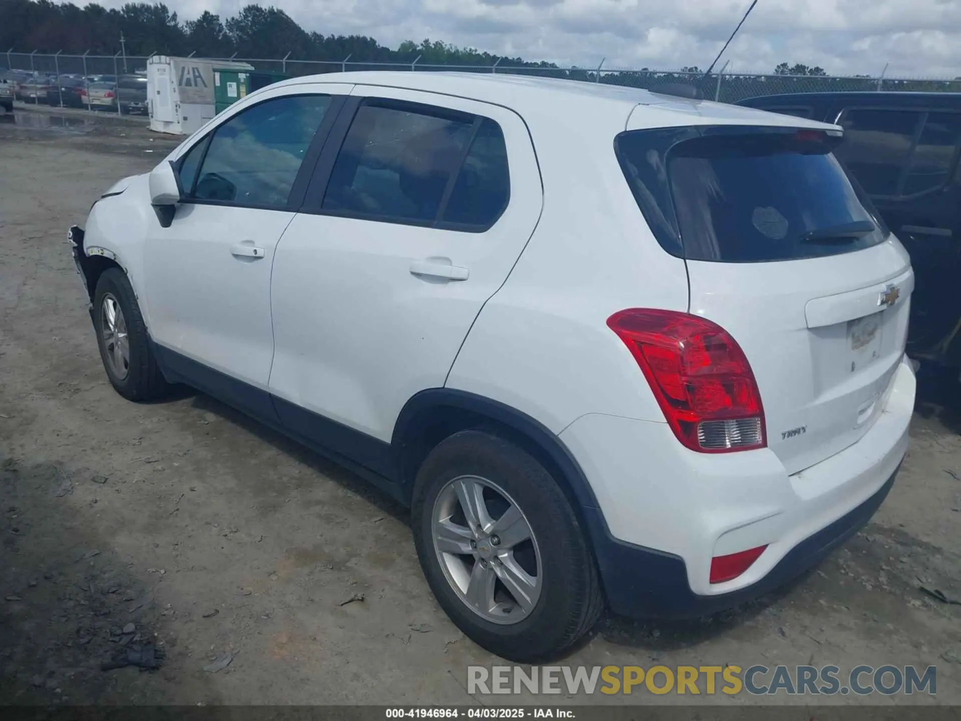3 Photograph of a damaged car KL7CJKSB9LB034450 CHEVROLET TRAX 2020
