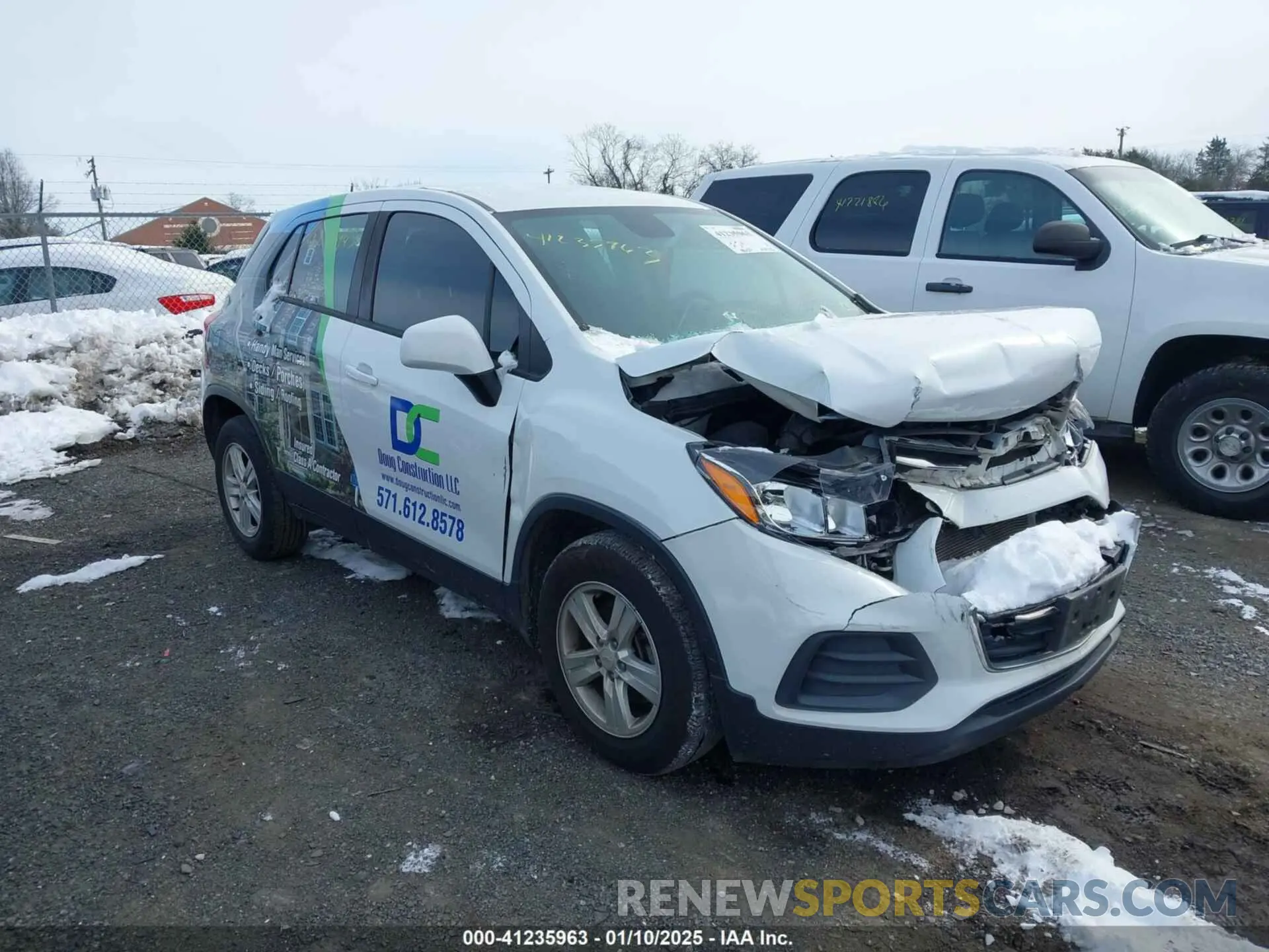 1 Photograph of a damaged car KL7CJKSB9LB079128 CHEVROLET TRAX 2020