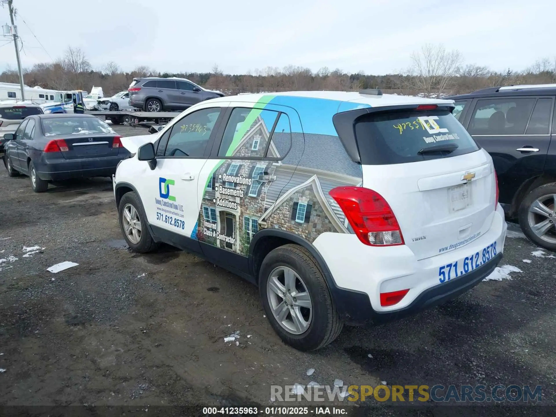 3 Photograph of a damaged car KL7CJKSB9LB079128 CHEVROLET TRAX 2020