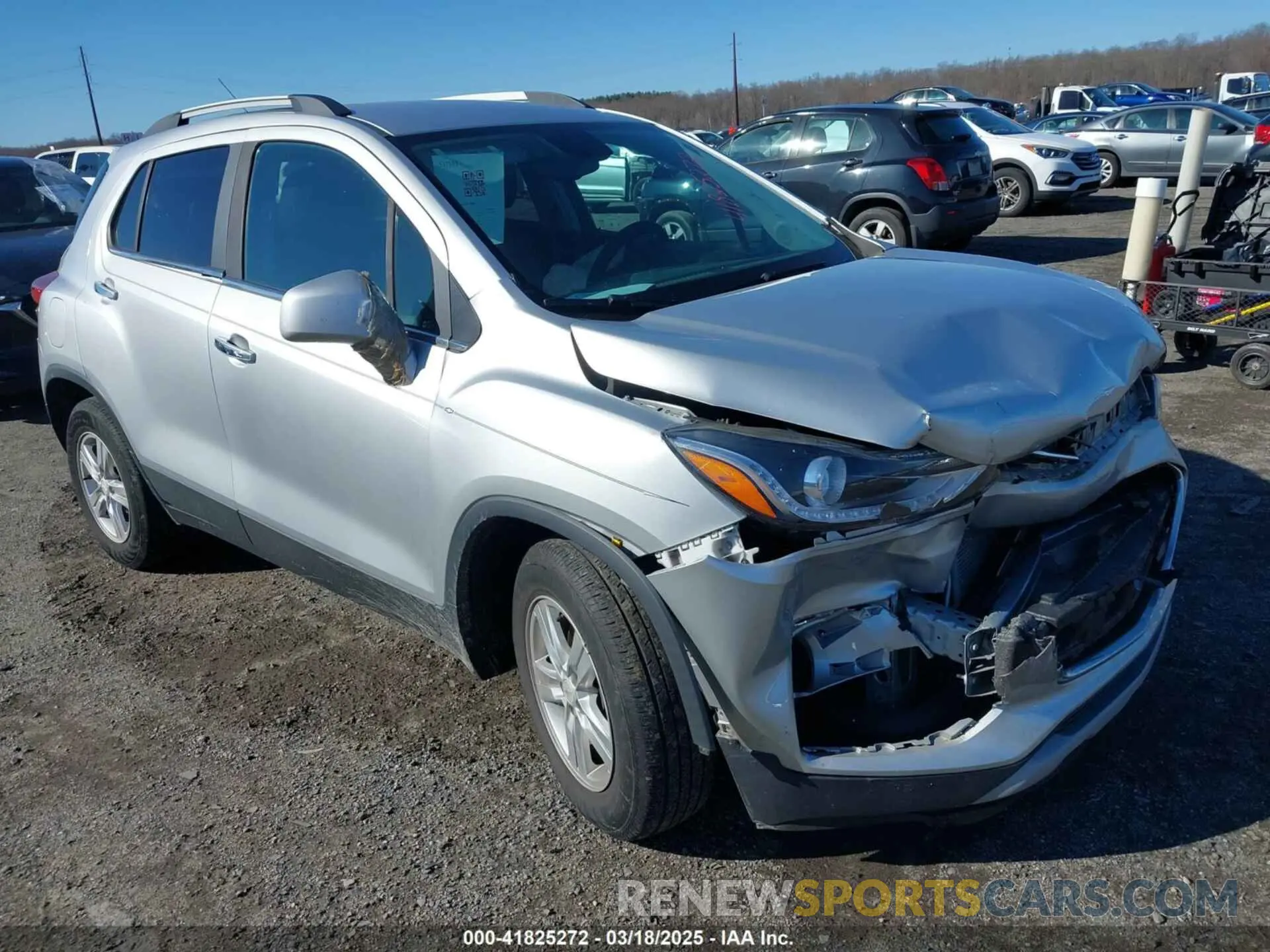 1 Photograph of a damaged car KL7CJLSB0LB029045 CHEVROLET TRAX 2020