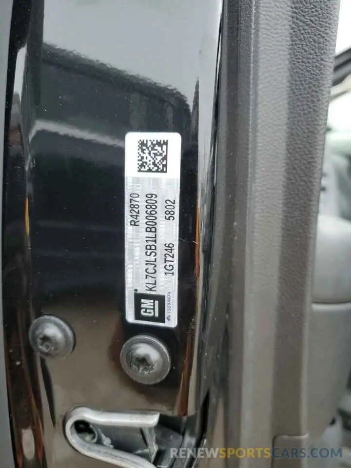 13 Photograph of a damaged car KL7CJLSB1LB006809 CHEVROLET TRAX 2020