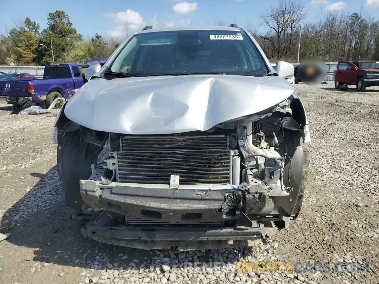 5 Photograph of a damaged car KL7CJLSB1LB009094 CHEVROLET TRAX 2020