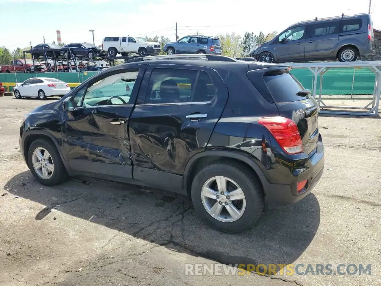 2 Photograph of a damaged car KL7CJLSB1LB017566 CHEVROLET TRAX 2020