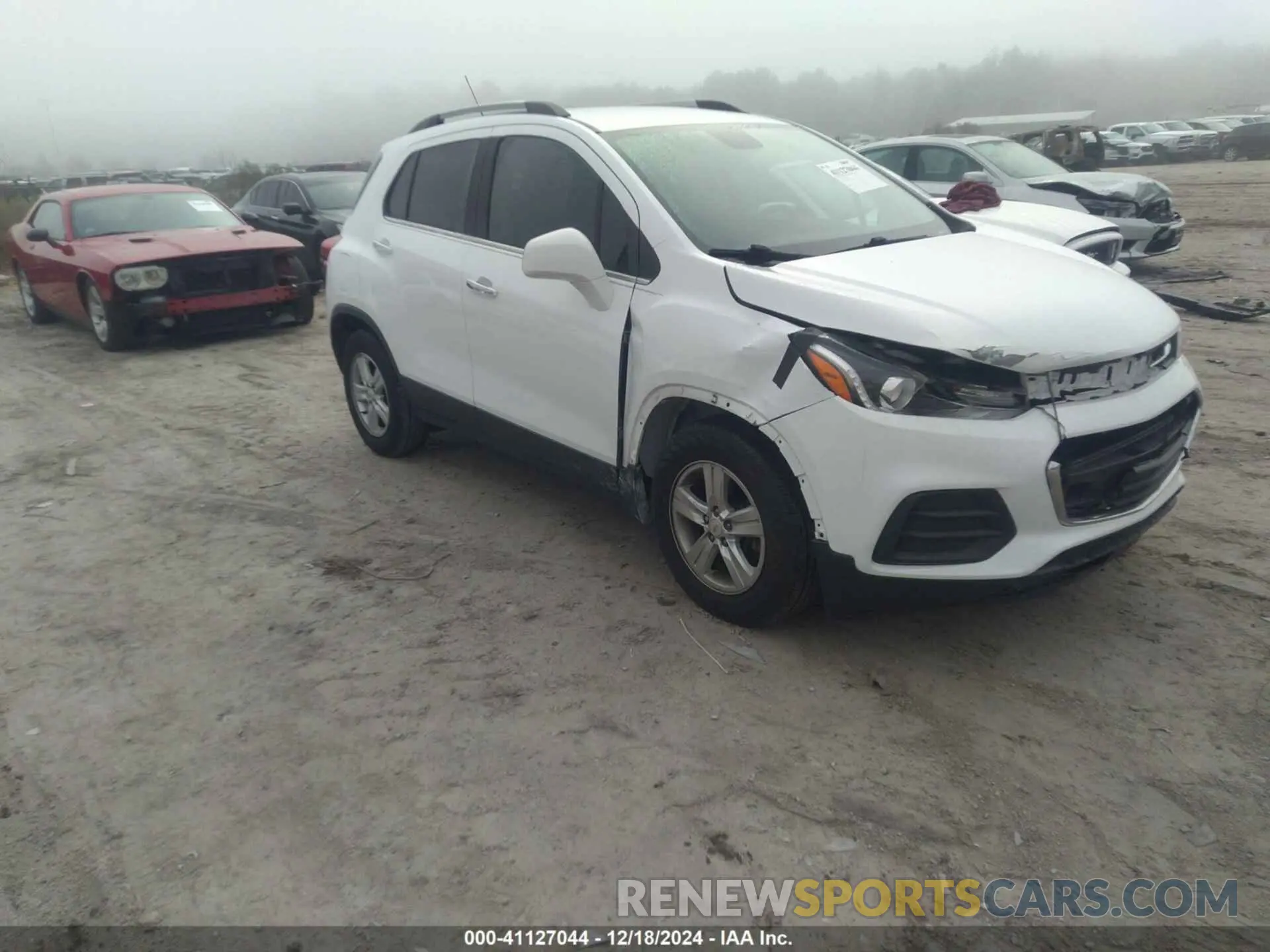 1 Photograph of a damaged car KL7CJLSB1LB075192 CHEVROLET TRAX 2020