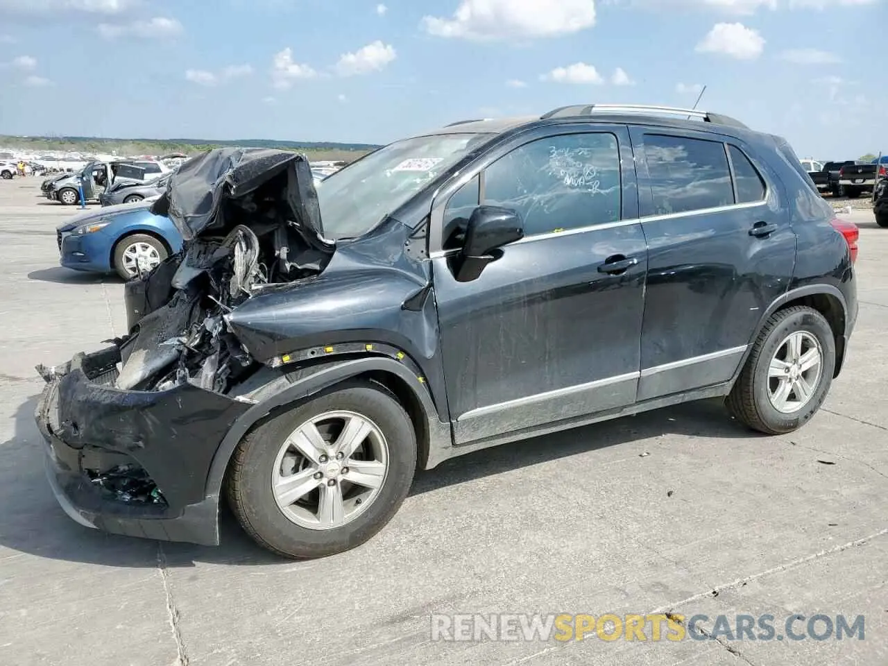 1 Photograph of a damaged car KL7CJLSB2LB336829 CHEVROLET TRAX 2020